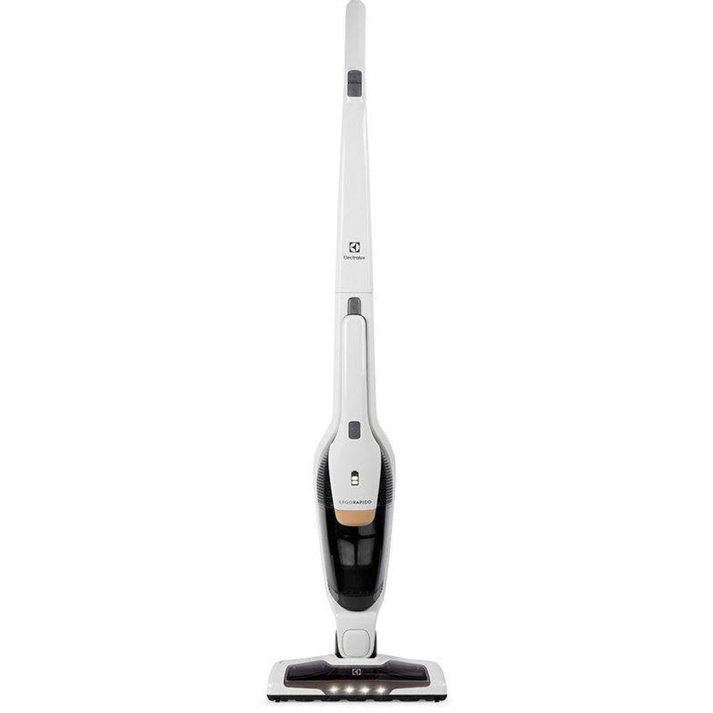 Aspirador De Pó Vertical Electrolux Ergorapido 2 Em 1 Branco Luz LED Bivolt