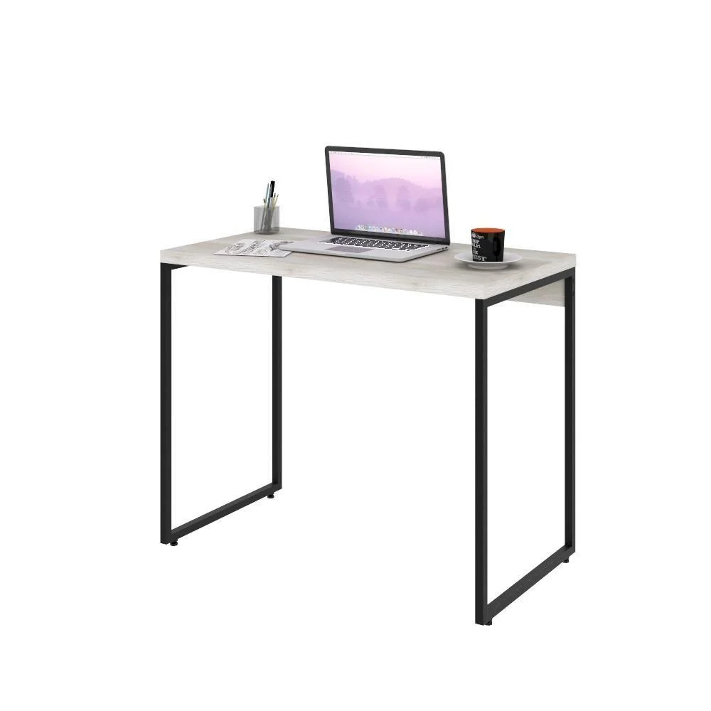 Imagem 5 de 5 do produto Kit 02 Mesas Escritório E Home Office Aspen 90 Cm C01 Snow