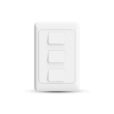 Interruptor Inteligente Wifi Agl, 03 Teclas - Compatível Com Alexa E Google Branco