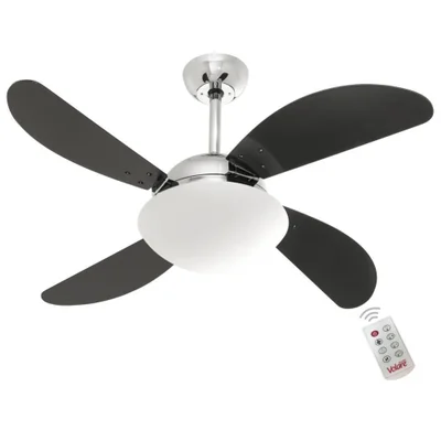 Ventilador Volare Fly Preto 110v E Controle Remoto
