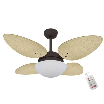 Ventilador Volare P Palmae Natural 110v E Controle Remoto