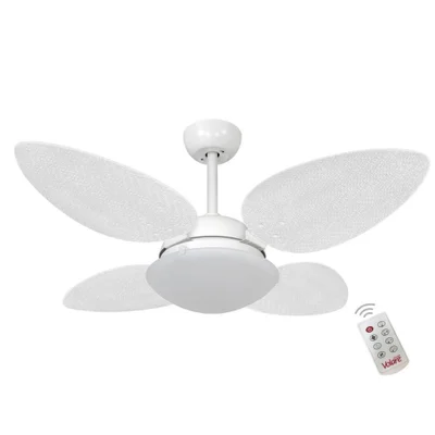Ventilador Volare P Palmae Branco 220v E Controle Remoto
