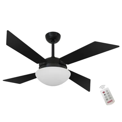 Ventilador Volare Tech Preto 220v E Controle Remoto
