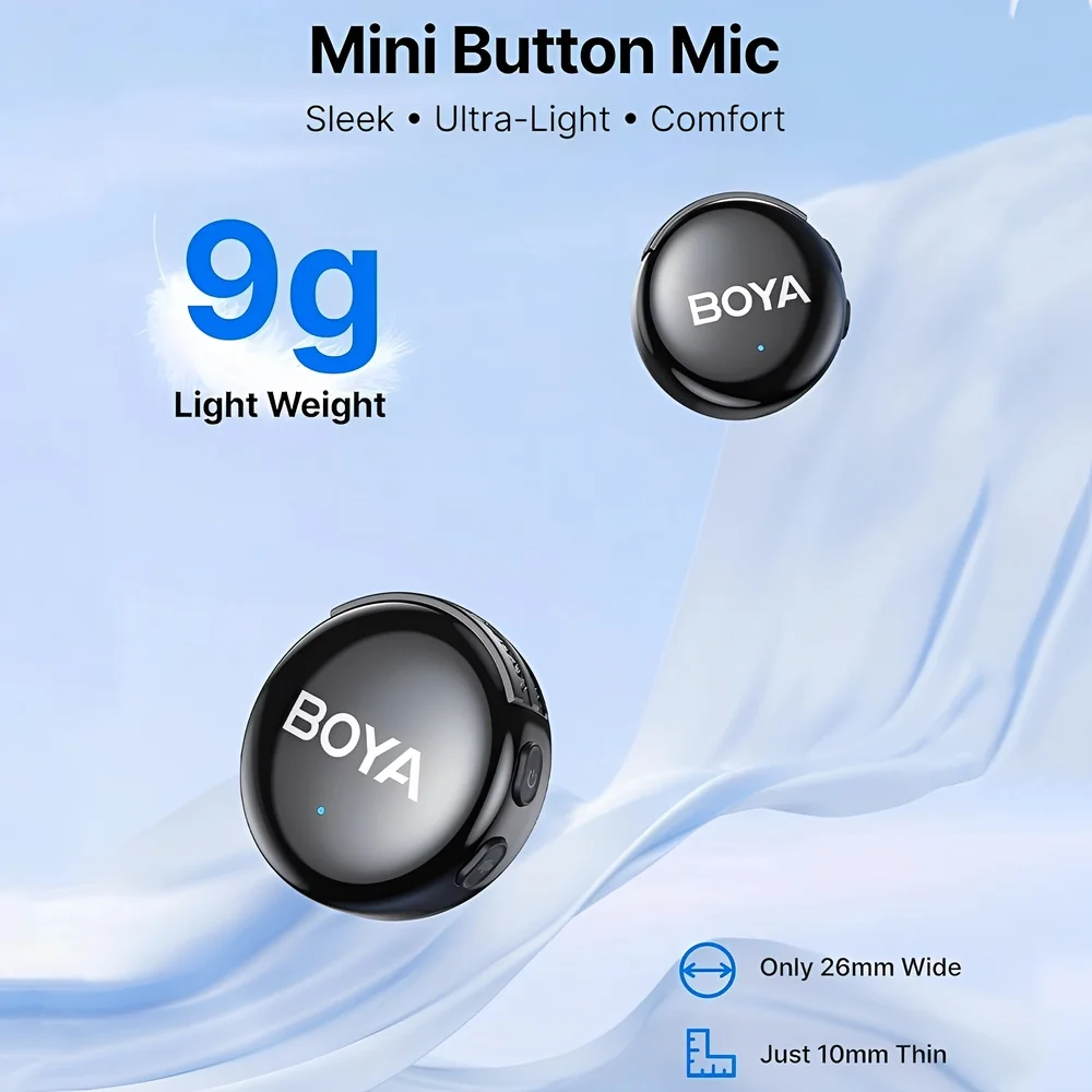 Imagem 5 de 5 do produto Microfone De Lapela Boya Boyalink 3 Iphone/android Preto