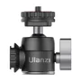 Cabeça Esférica Sapata Fria Dupla Ulanzi 1/4"-20 Preta