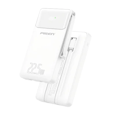 Power Bank Bateria Portátil Pisen 2in1 10000mah Branca