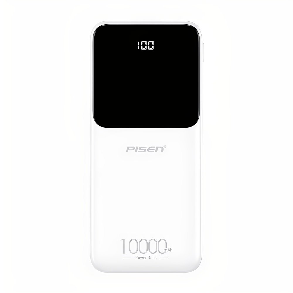 Power Bank 10000mah Pisen Bateria Portátil 10w Branca