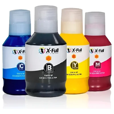 Kit Com 4 Tintas Gi16 (black,cyan,magenta,yellow) Para Impressora Gx6010 Gx7010