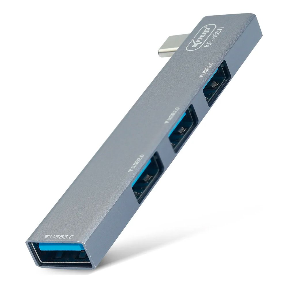 Hub Tipo C Com 4 Portas Usb 3.0 2.0 Para PC Notebook Desktop Tablet Celular Adaptador Extensor Multiportas Plug And Play Portátil Compatível Com WINDOWS Macbook Samsung Dell Lenovo Motorola Xiaomi