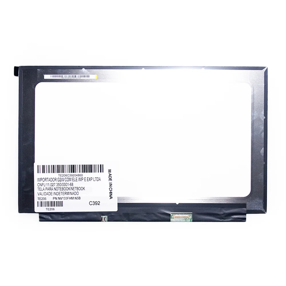 Tela Para Notebook Part Number Nv133fhm-n52 13.3" Fhd 30 Pinos Fosca Tela Para Notebook Part Number Nv133fhm-n52 13.3" Fhd 30 Pinos Fosca