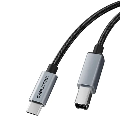 Cabo Usb C Para Impressora Universal Tipo B Para Hp Epson 50cm