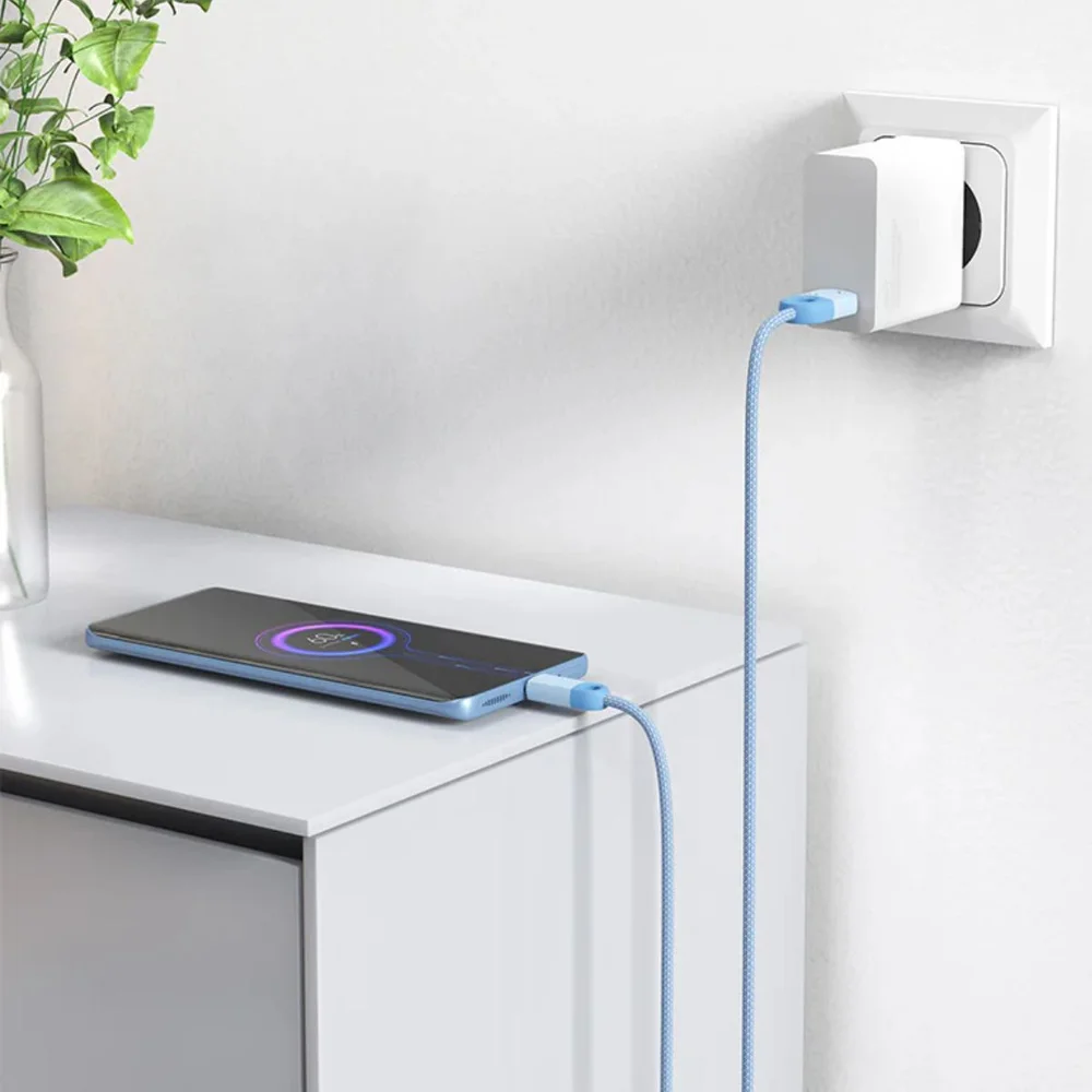 Imagem 4 de 5 do produto Cabo Usb Para Usb C Carregador Turbo 6a 66W Preto 1m