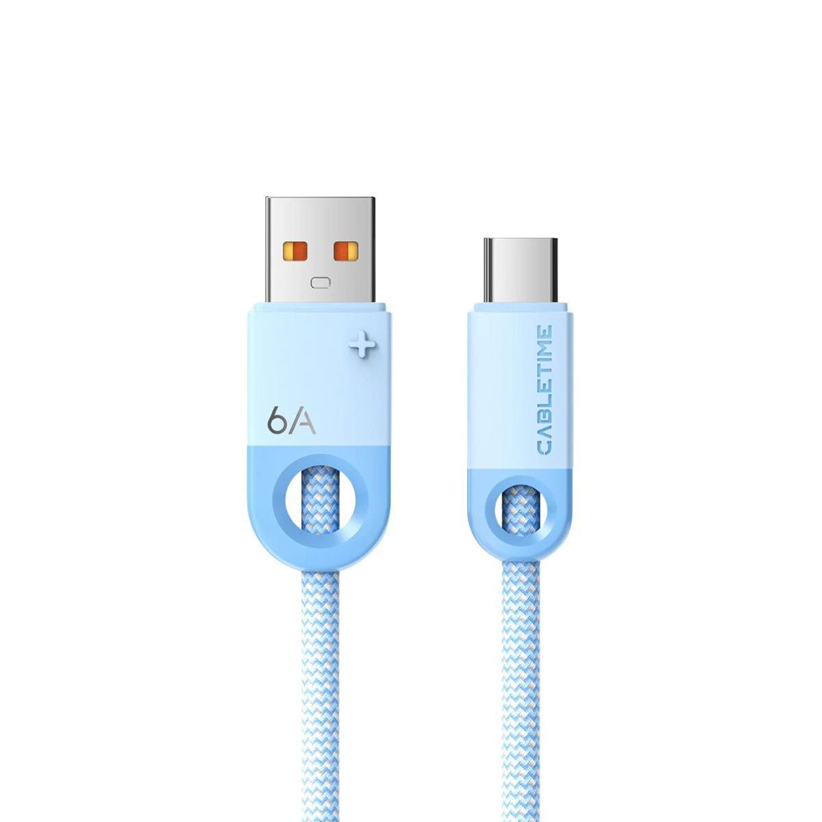 Cabo Usb Para Usb C Carregador Turbo 6a 100W Azul 1,5m