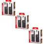 Kit 3 Pares Radio Comunicador Motorola T210br Vermelho E Preto