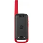 Kit 3 Pares Radio Comunicador Motorola T210br Vermelho E Preto