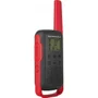 Kit 3 Pares Radio Comunicador Motorola T210br Vermelho E Preto