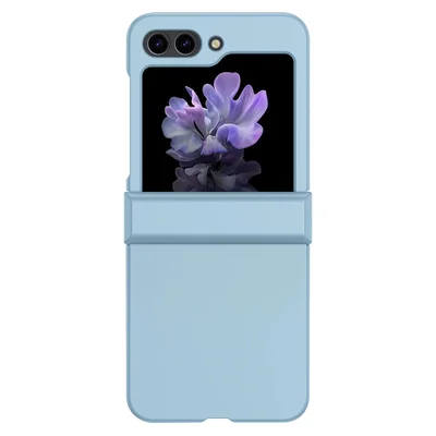 Capa Protetora Anti-Impacto Premium Samsung Galaxy Z Flip 6 Cor: Azul Claro
