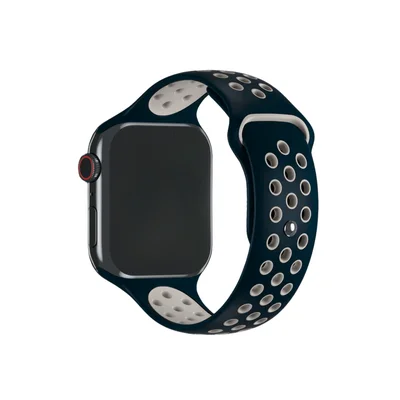 Multiira Nk Para Apple Watch, 42-49mm, Azul Marinho E Branco