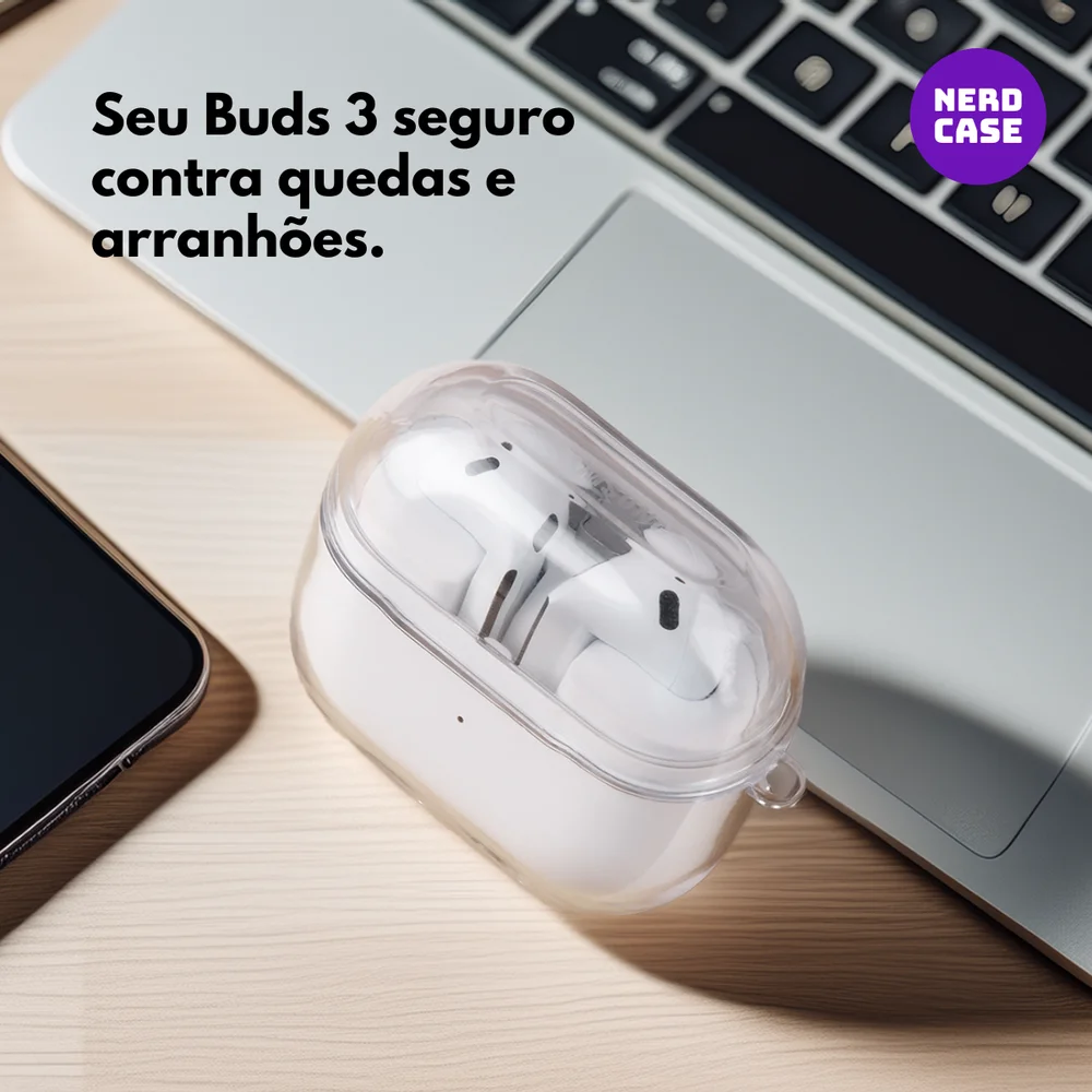 Imagem 4 de 5 do produto Capa Transparente Para Galaxy Buds 3