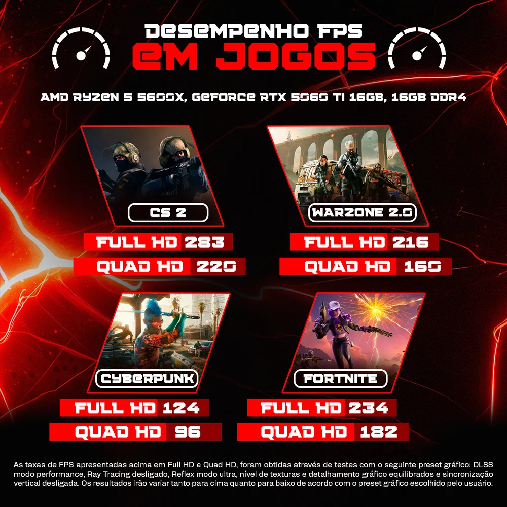 PC Gamer PULSE By Bluepc - Amd Ryzen 5 5600x, B450, Geforce RTX 5060 Ti 16gb, 16gb Ddr4, SSD M.2 PCie 1TB, Fonte 650w 80 Plus - Pgbp-pul114 - view 2