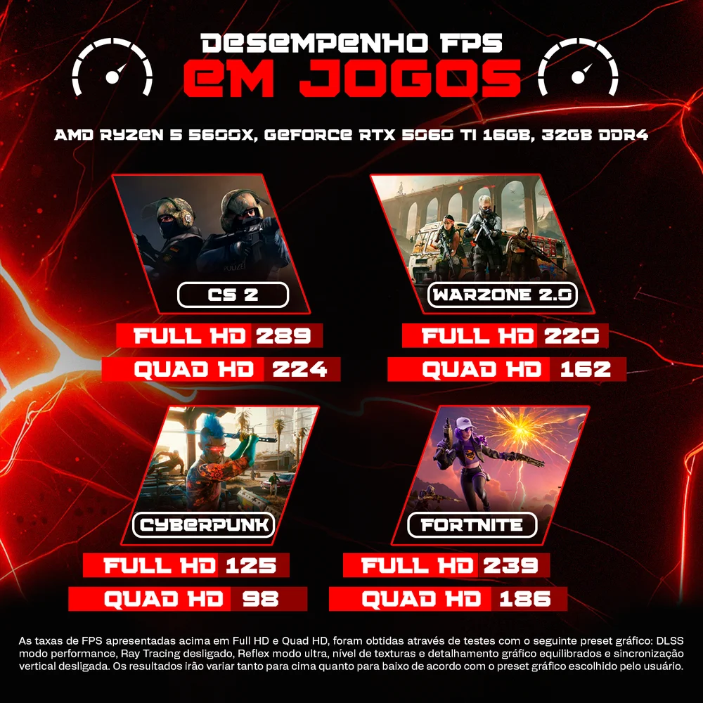 PC Gamer PULSE By Bluepc - Amd Ryzen 5 5600x, B450, Geforce RTX 5060 Ti 16gb, 32gb Ddr4, SSD M.2 PCie 512gb, Fonte 650w 80 Plus - Pgbp-pul113 - view 2