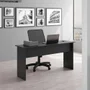 Mesa De Computador Com Gaveteiro 1200 Faucet Preto Onix
