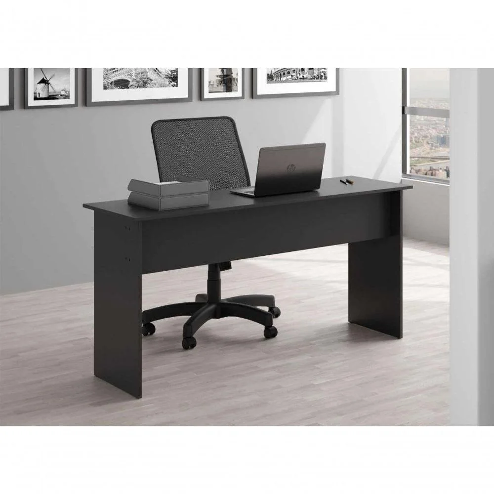 Mesa De Computador Com Gaveteiro 1200 Faucet Preto Onix Mesa De Computador Com Gaveteiro 1200 Faucet Preto Onix