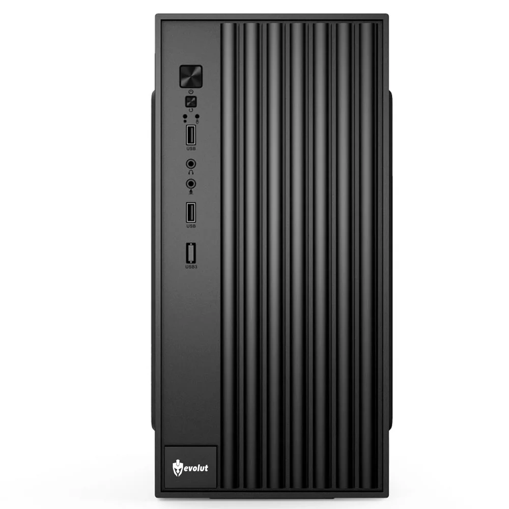 Imagem 4 de 4 do produto Gabinete Office Evolut Mid-tower Micro-atx, Itx, Preto -  Eo301