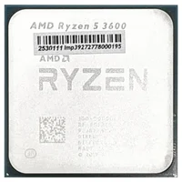 【CPU】AMD Ryzen 5 3600 AMD Ryzen 5 3600X Hexa Core 12 Threads 3.8GHz (Turbo 4.4GHz
