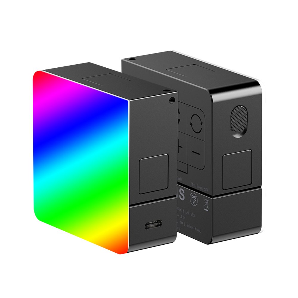 Mini Luz De Vídeo RGB Ulanzi Vl49 Pro Recarregável Preto