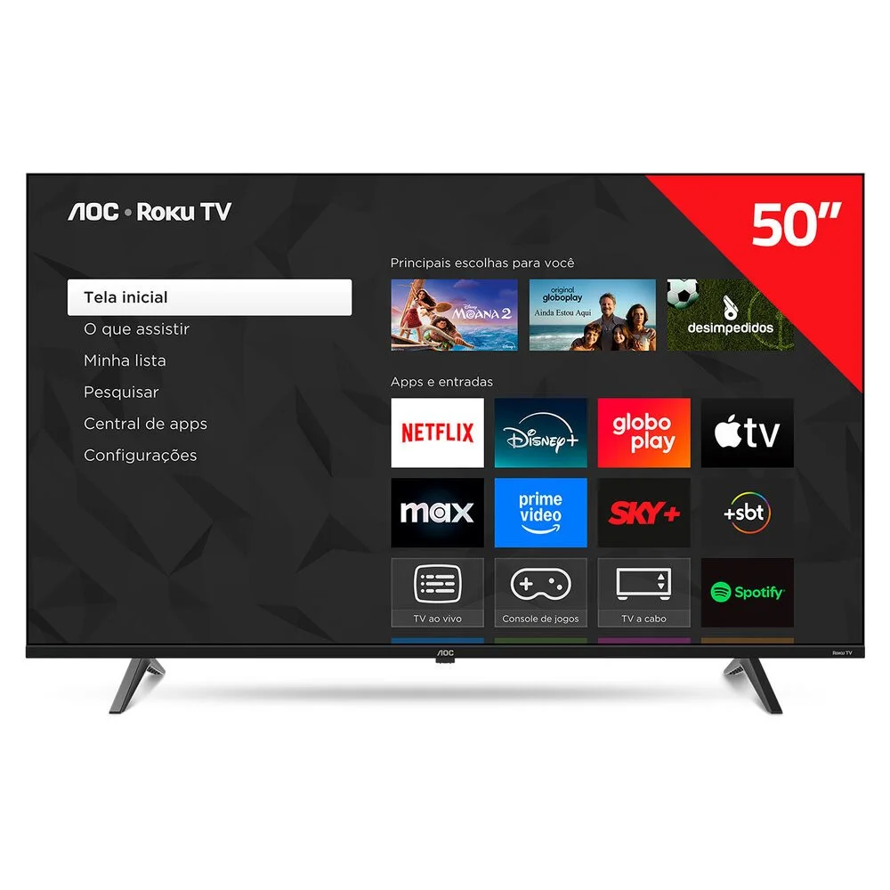 Smart Tv Aoc 50 ", DLED, 4k, Roku Tv - 50u7045/78g Smart Tv Aoc 50 ", DLED, 4k, Roku Tv - 50u7045/78g