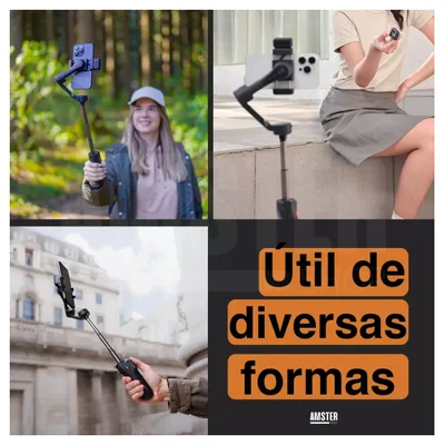 Estabilizador Hohem Isteady V3, Sensor Ia, Controle Remoto, Haste De Extensão Embutida/tripé — foto 2