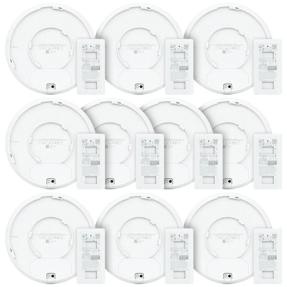 Imagem 4 de 5 do produto 10 U6 Pro Ubiquiti Com 10 Fontes 48v 15w | 10 Roteadores Wifi 6 Access Point 5gbps + 10 Injetores Poe
