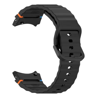 Multiira Smartwatch Preta Ondas Moderna Para Watch 4 Classic 42/46