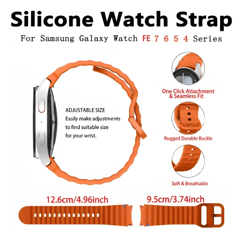 Imagem 3 de 5 do produto Multiira Resistência Elegante Ondas Preta Para Watch Fe