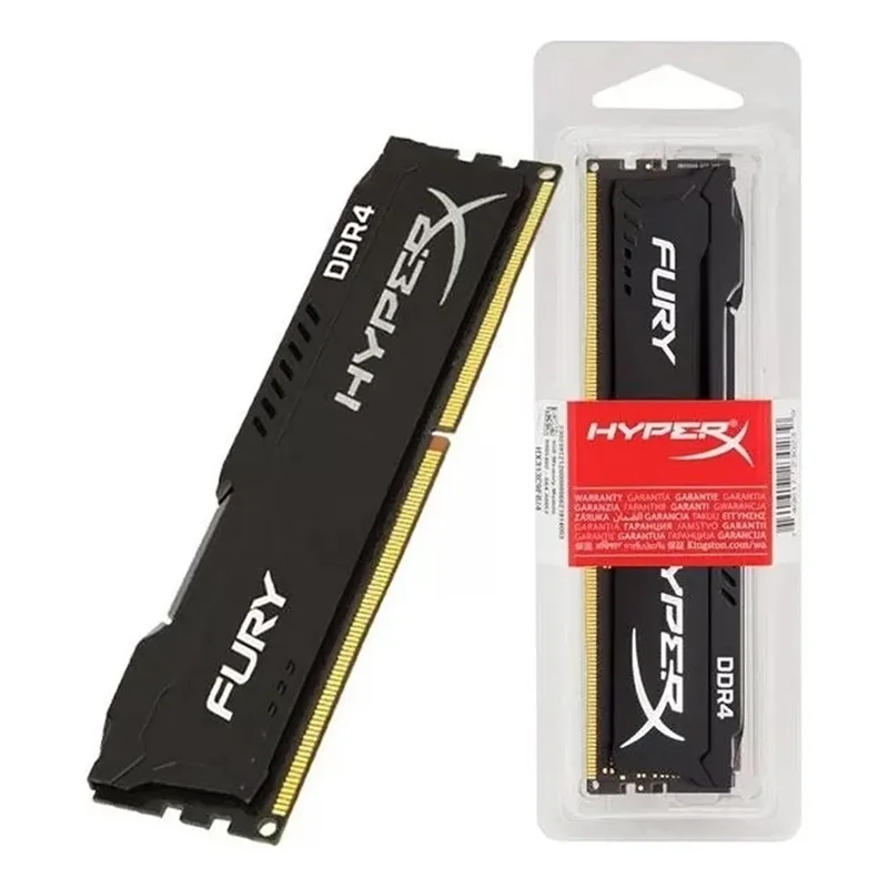 Imagem 3 de 4 do produto Memória Ram Hyperx Fury Ddr4 8GB 2666mhz Udimm Hx426c16fb2/8 – Desktop