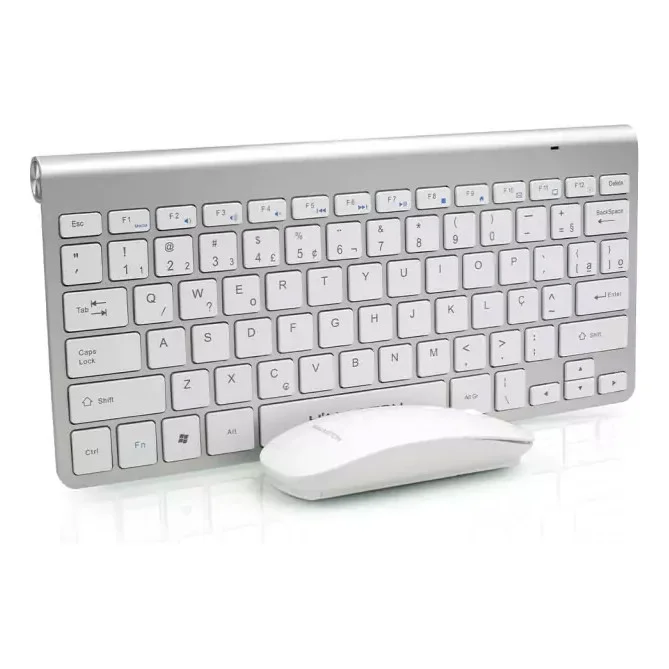 Imagem 2 de 5 do produto Kit Teclado E Mouse Sem Fio H'maston Usb 2.4ghz Wireless