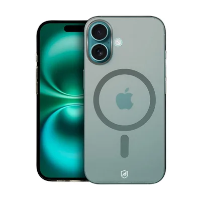 Capa Para Iphone 16 - Crystal Slim Magsafe Titanium Gshield