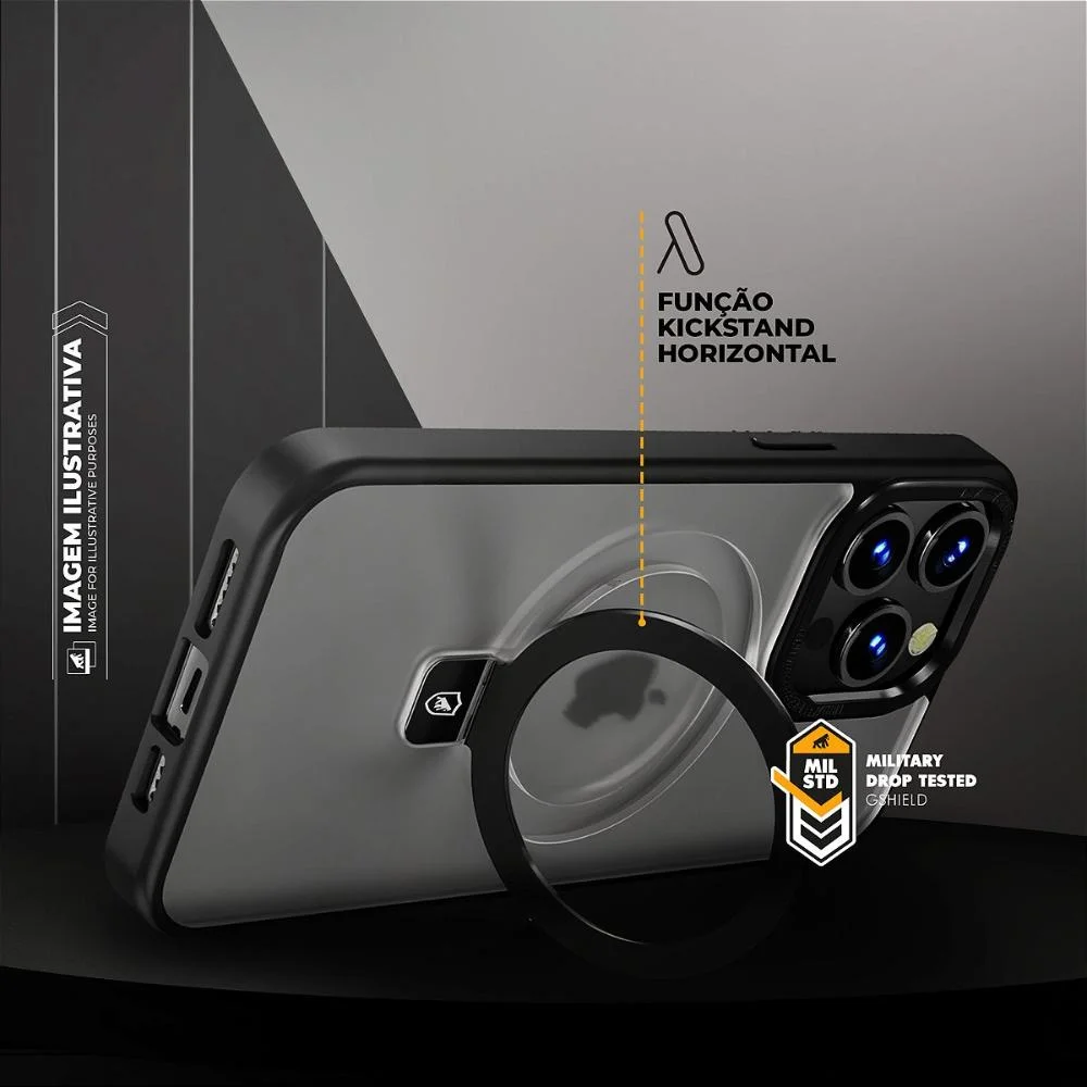 Imagem 3 de 5 do produto Capa Para Iphone 16 - Dual Ring - Gshield