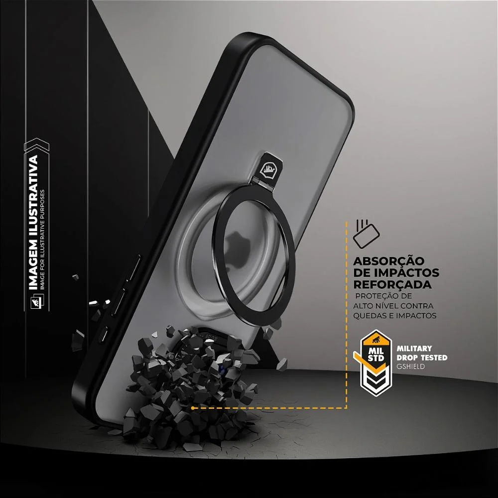 Imagem 5 de 5 do produto Capa Para Iphone 16 - Dual Ring - Gshield