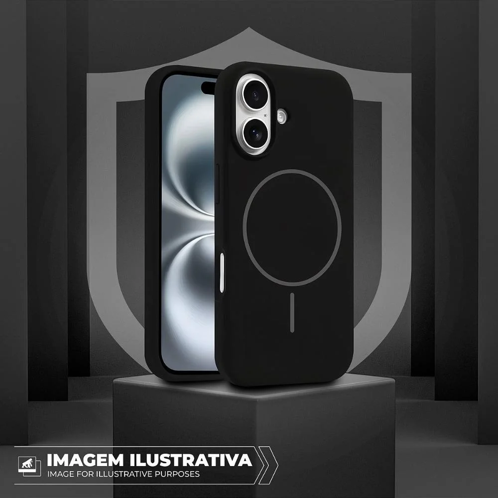 Imagem 2 de 5 do produto Capa Para Iphone 16 Pro Max - Silicon Liquid Magsafe - Desert - Gshield