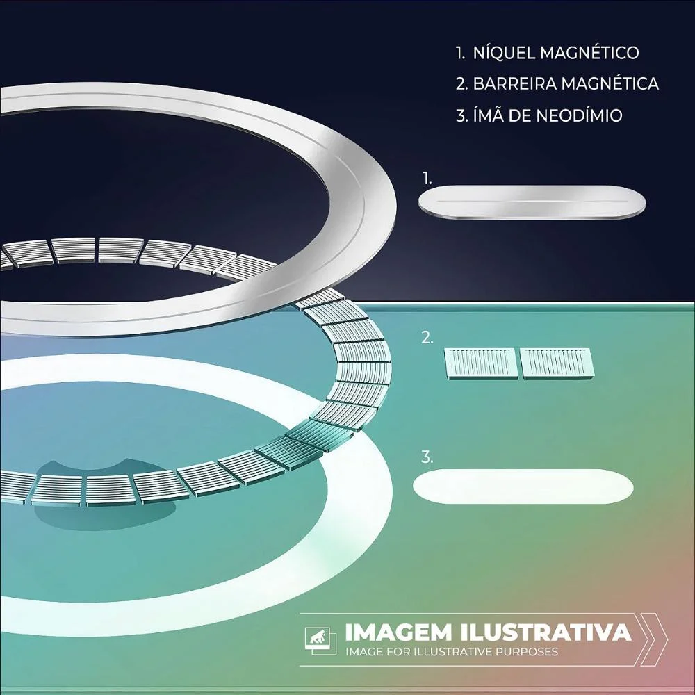 Imagem 2 de 5 do produto Capa Para Iphone 15 Pro - Magsafe Holo - Gshield