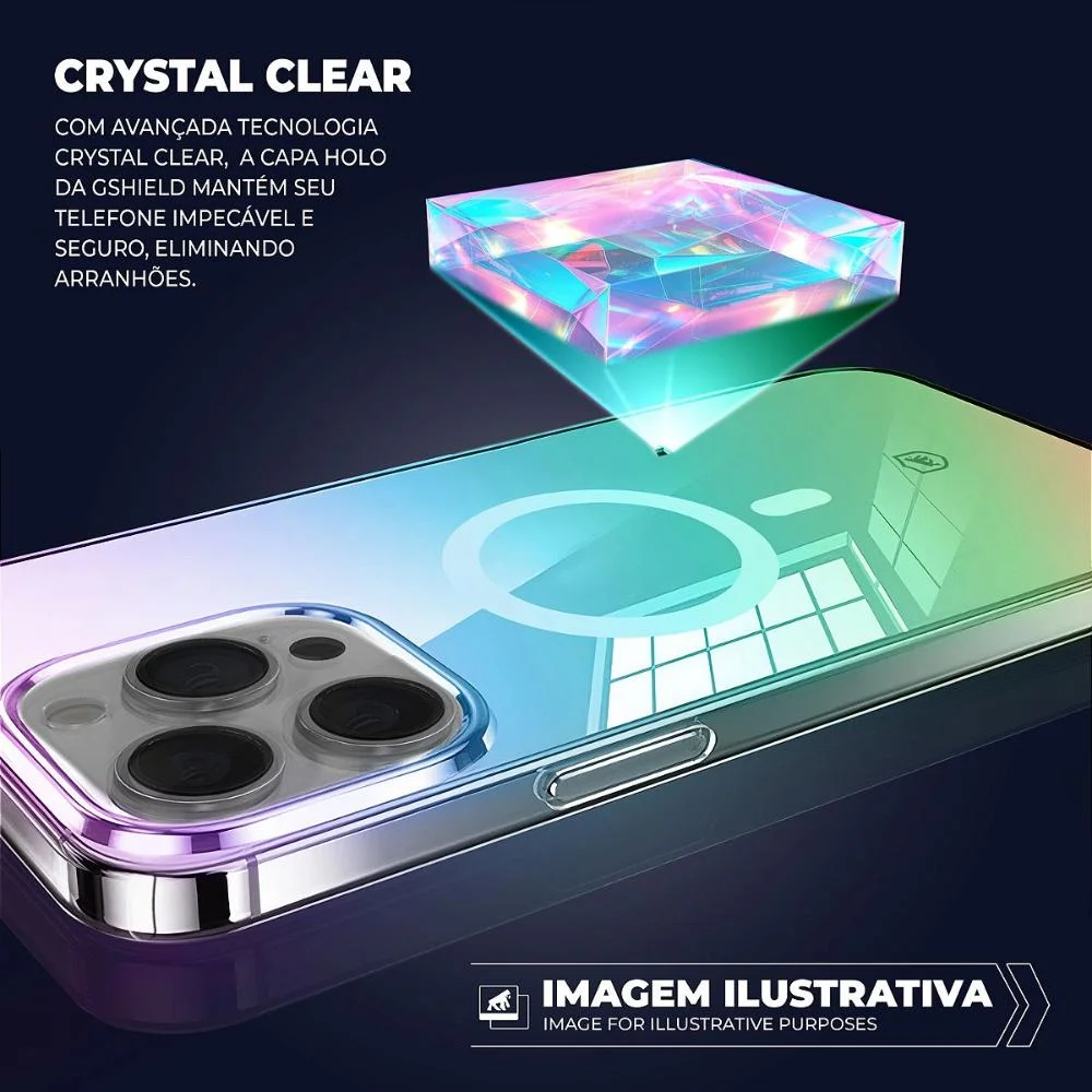 Imagem 4 de 5 do produto Capa Para Iphone 15 Pro - Magsafe Holo - Gshield