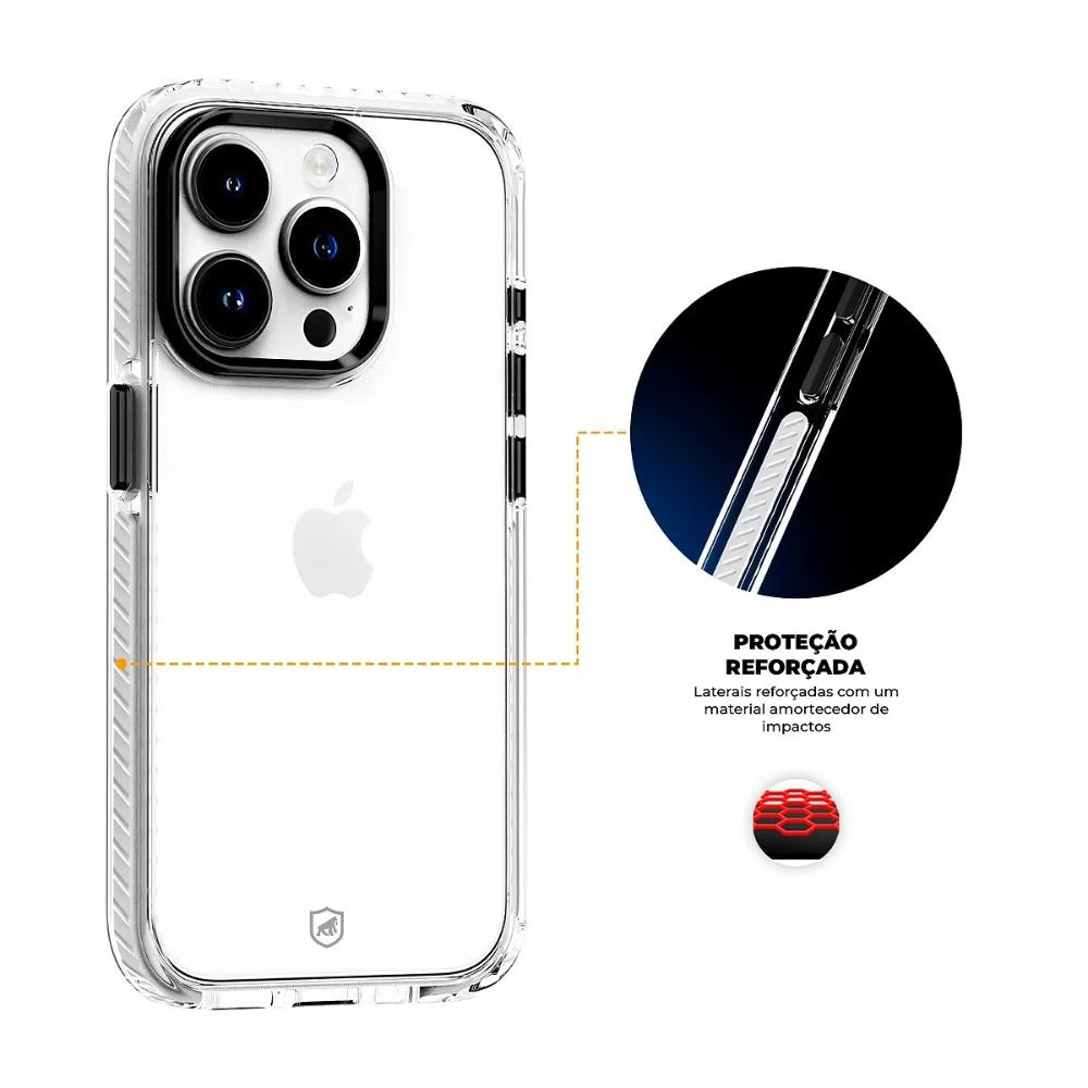 Imagem 3 de 5 do produto Capa Para Iphone 13 Pro Max - Urus Branca - Gshield