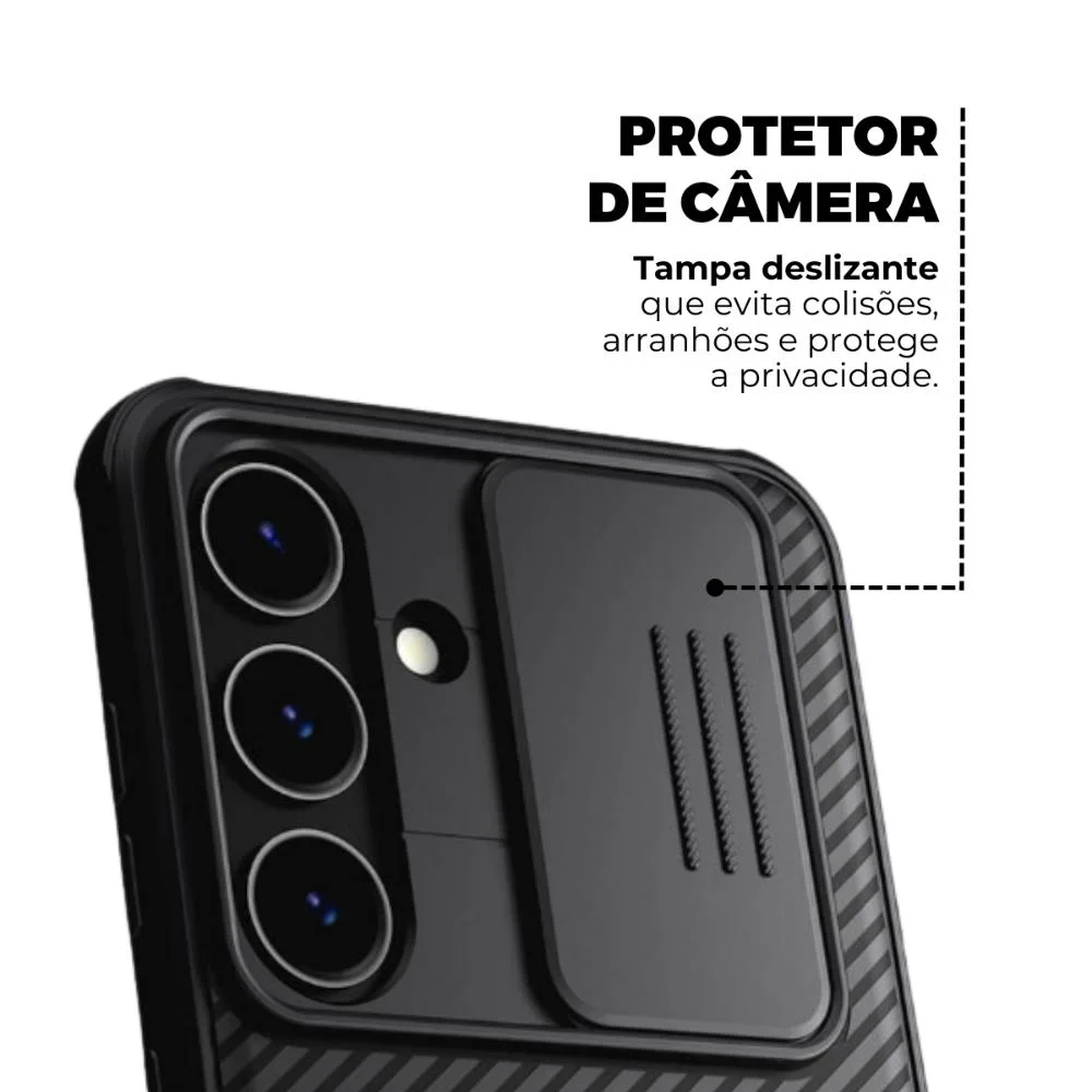 Imagem 4 de 5 do produto Capa Para Samsung Galaxy S24 Plus - Cam Shield Pro Nillkin - Gshield