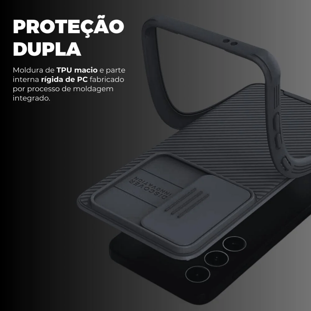 Imagem 5 de 5 do produto Capa Para Samsung Galaxy S24 Plus - Cam Shield Pro Nillkin - Gshield