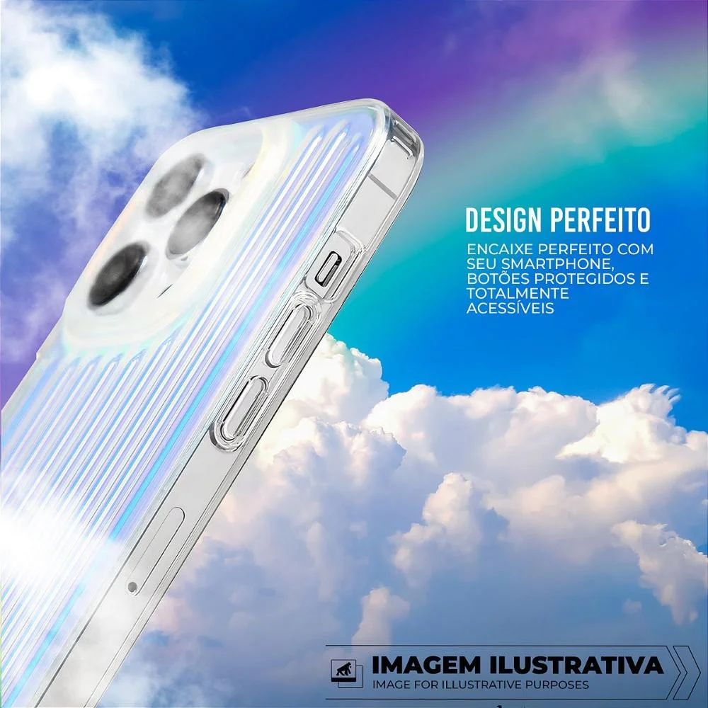 Imagem 5 de 5 do produto Capa Para Iphone 16 - Rainbow Transparente - Gshield