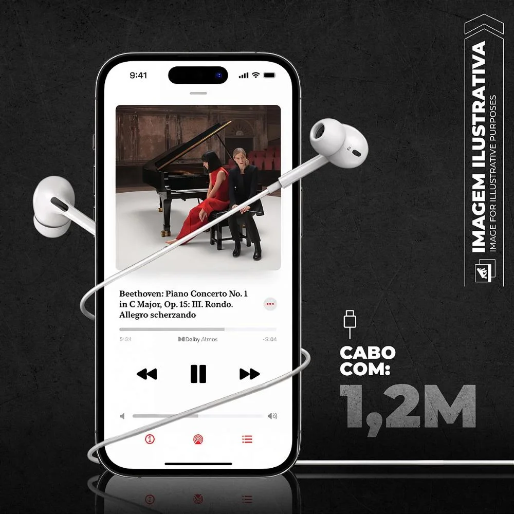 Imagem 3 de 5 do produto Earbuds - Fone De Ouvido Fone De Ouvido Dual Air Lightining Mfi - Gshield