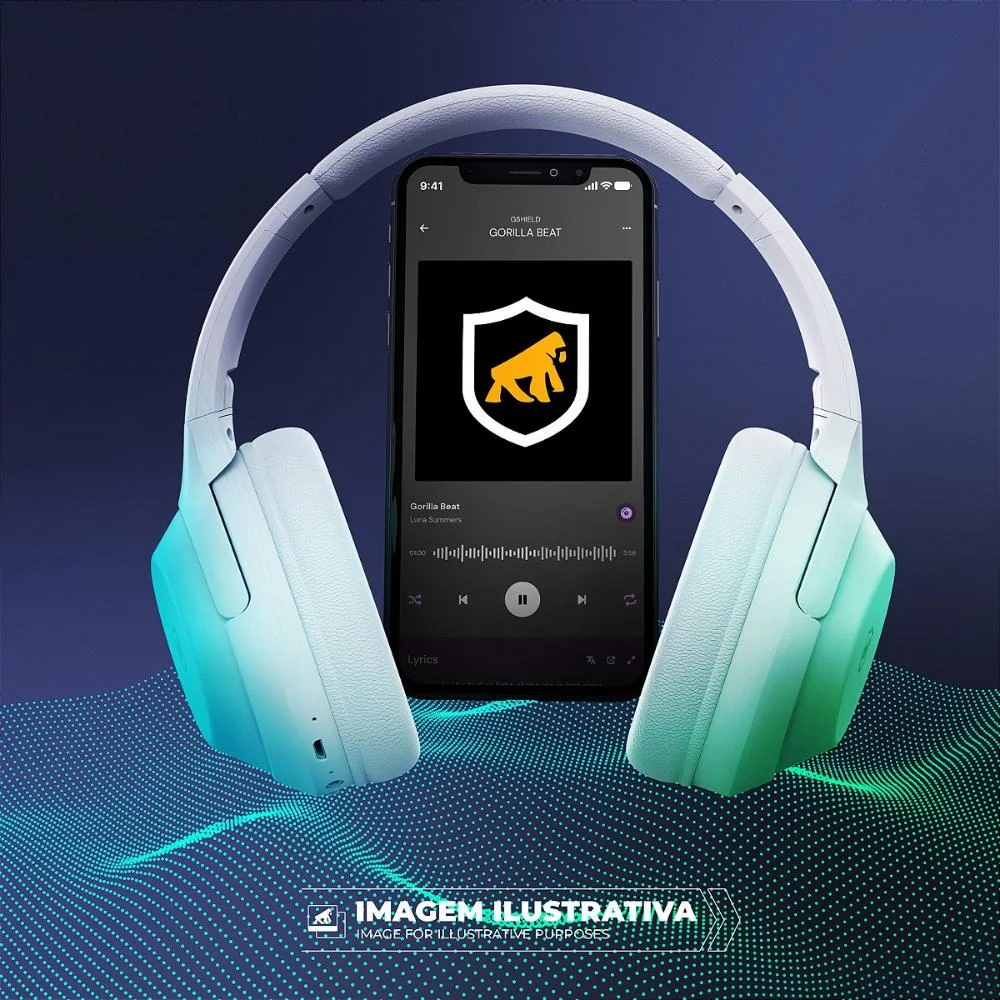 Imagem 4 de 5 do produto Headphone Flex - Branco - Gshield