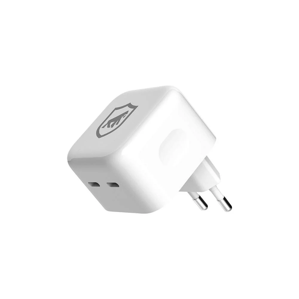 Imagem 2 de 5 do produto Carregador Turbo Duplo Tipo C + 2un Cabo Symetric - Lightning / Tipo C - 1,5m - Gshield